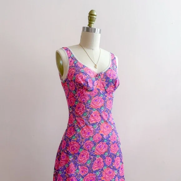 Vintage 70s Triumph International Nylon Slip Dress S - Picture 2 of 8